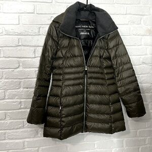 Marc New York Andrew Marc Women’s Down Puffer Coat (Size M) Forest dark green